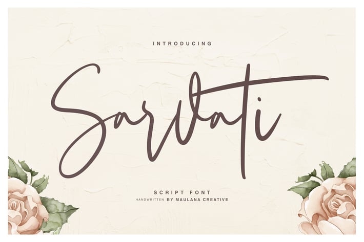 Sarvati Script Font