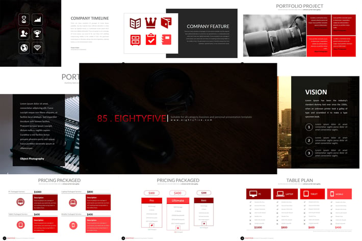 Eighty 5 - Powerpoint Template