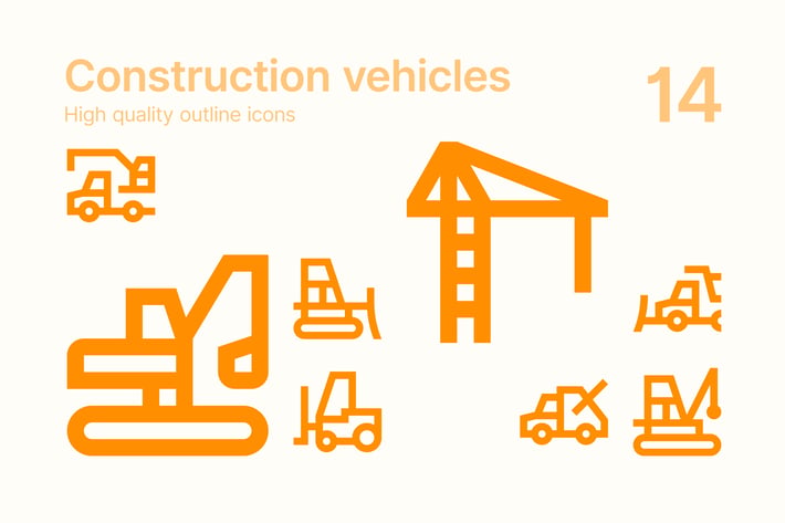 Construction Vehicle Icons