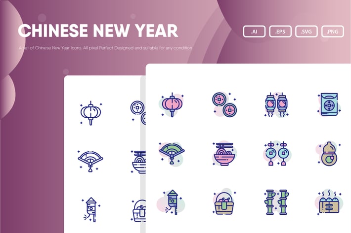 Chinese New Year Icon Pack