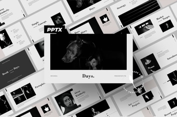 Days Business Minimal Powerpoint Template
