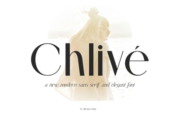 Chlive || Modern Sans Serif Font