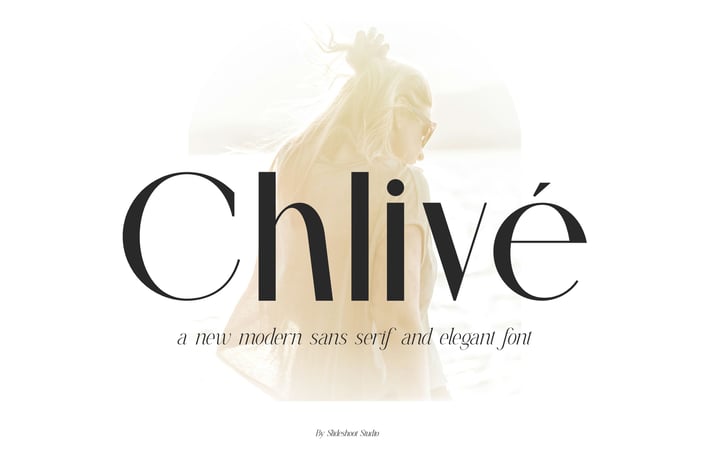 Chlive || Modern Sans Serif Font