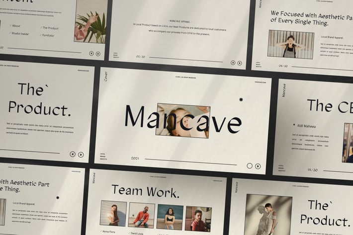 Mancave - Brand Lookbook Fashion