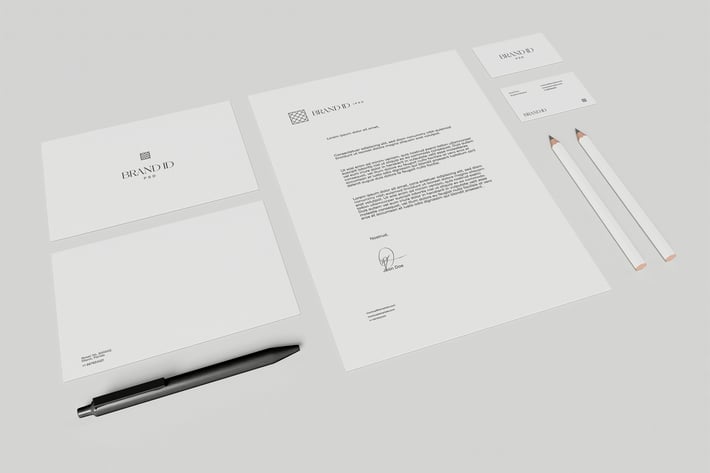  Stationery Set Mockup