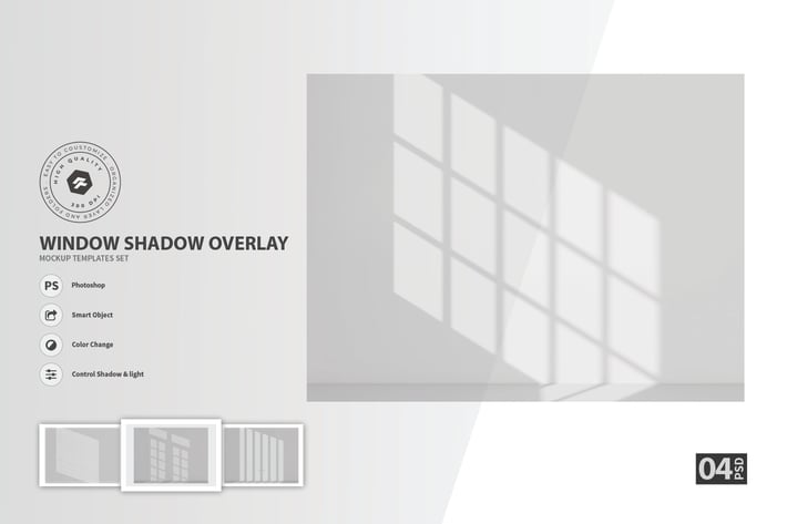 Window Shadow Overlay vol.01 - Mockup