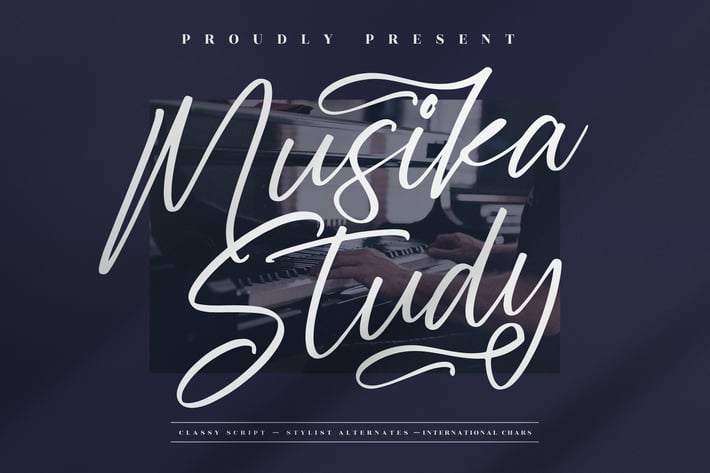 Musika Study Classy Script Font