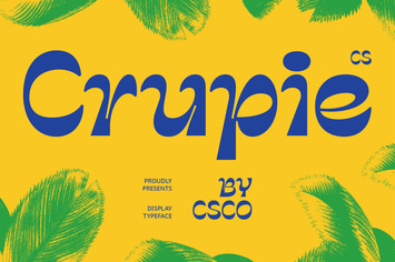 Crupie – Reverse Contrast Font