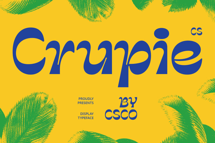 Crupie – Reverse Contrast Font