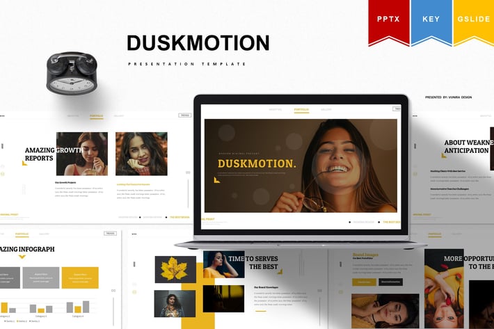 Duskmotion | Powerpoint, Keynote, Google Slides
