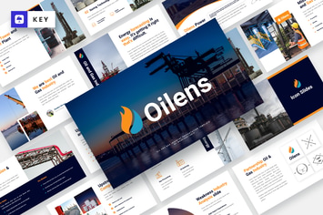 Oilens - Oil & Gas Industry Keynote Template