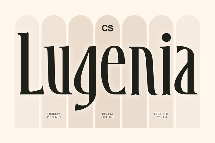 Lugenia – Classic Font