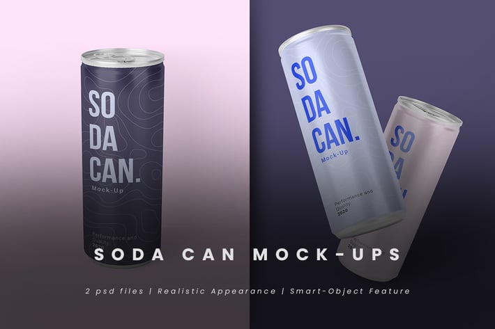 Soda Can Mock-Ups