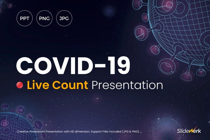 COVID-19 Corona Virus Live Count Powerpoint