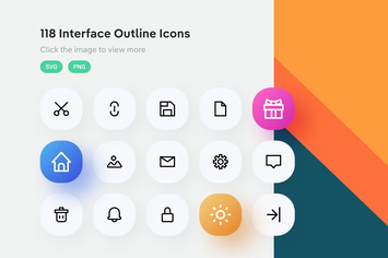Interface Outline Icons