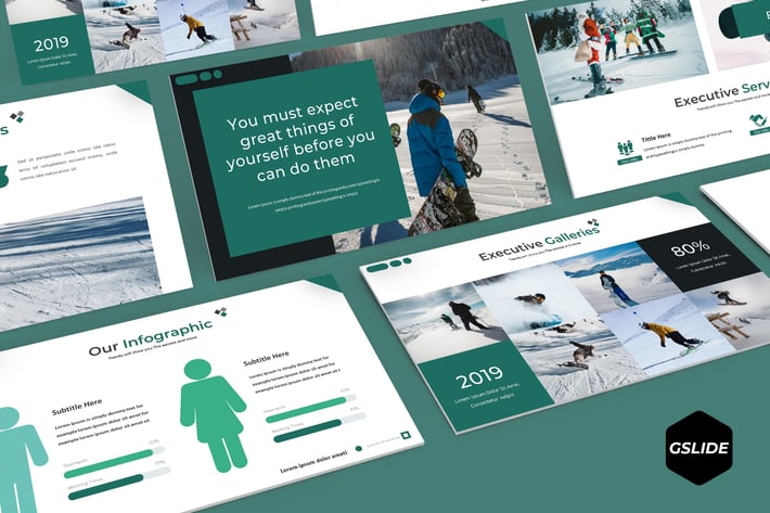 Snowboard - Google Slides Template