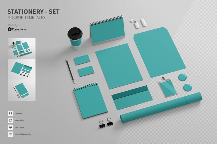 Branding Stationery vol.01 - Mockup