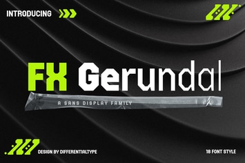 FX Gerundal - Sport Font