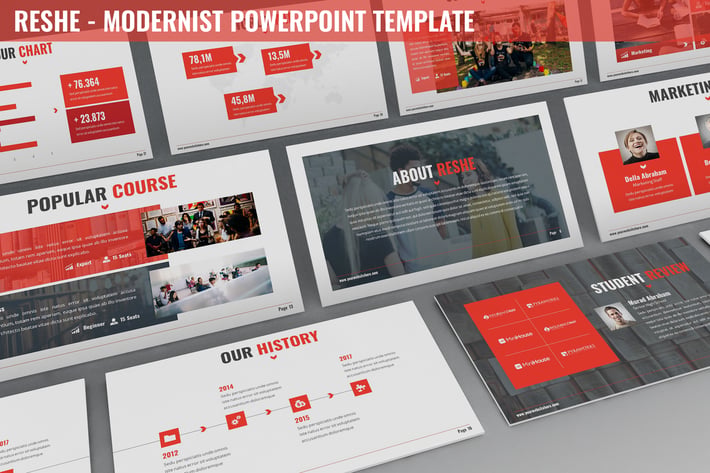 Reshe - Modernist Powerpoint Template