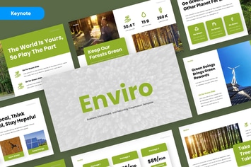 Earth & Enviroment Awareness Keynote Template
