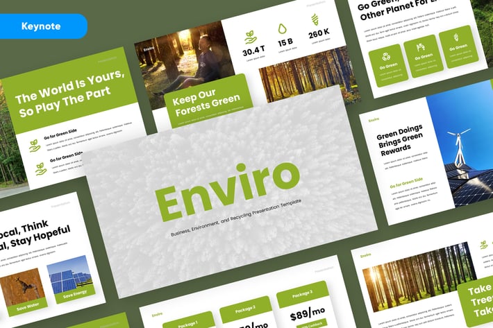 Earth & Enviroment Awareness Keynote Template