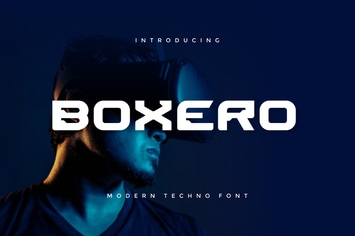 Boxero - Modern Futuristic Font