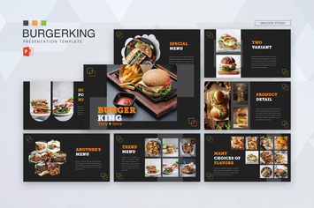 Burgerking - Food Powerpoint Template
