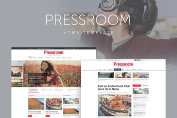 Pressroom - Responsive News and Magazine Template 