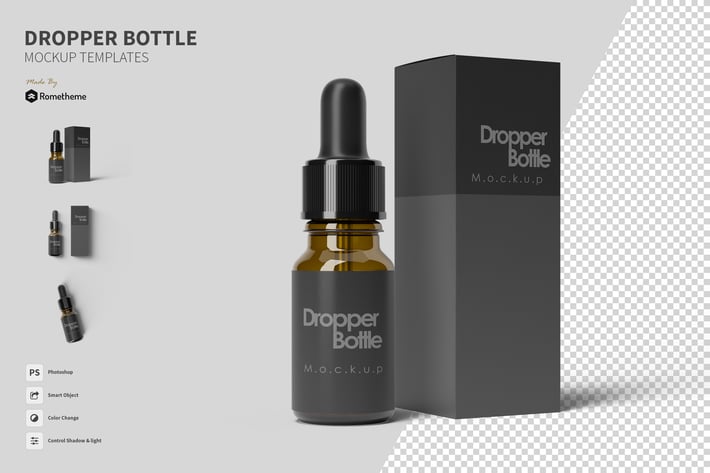 Dropper Bottle vol.01 - Mockup