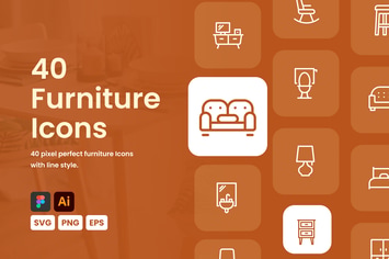 Furniture Icon Set