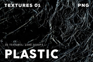 30 Plastic Texture Overlays 