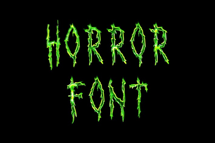 Horror Script Brush font