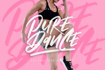 Pure Dance Brush Font