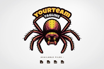 Spider Mascot Logo