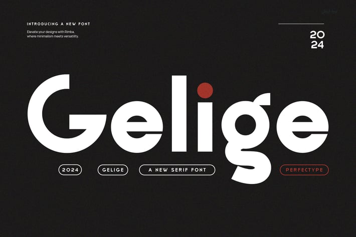 Gelige Modern Futuristic Sans Serif Font