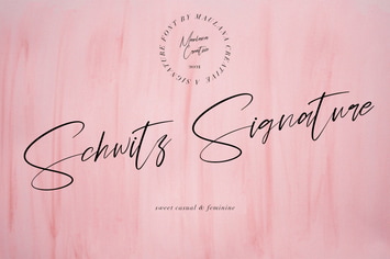 Schwitz Signature Sweet Casual Script Font