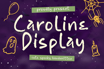 Caroline Display Handwritten Font