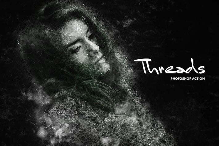 Threads CS4+ Photoshop Action