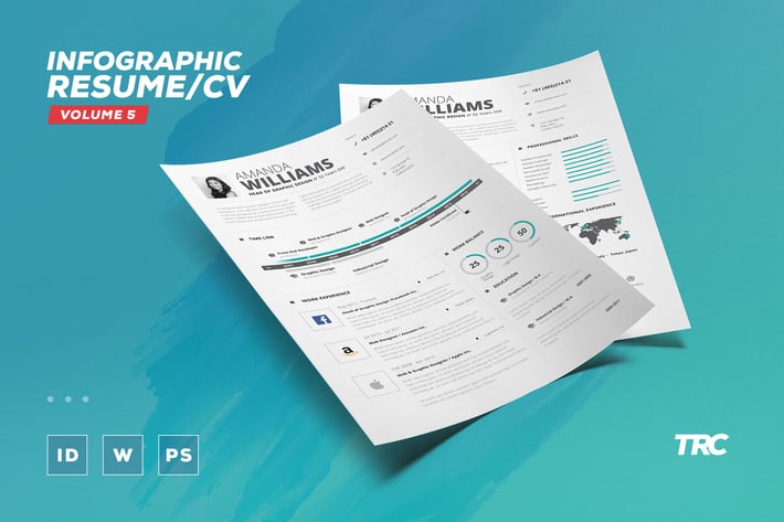Infographic Resume/Cv Volume 5