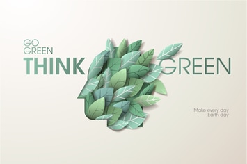 Nature web banner concept design