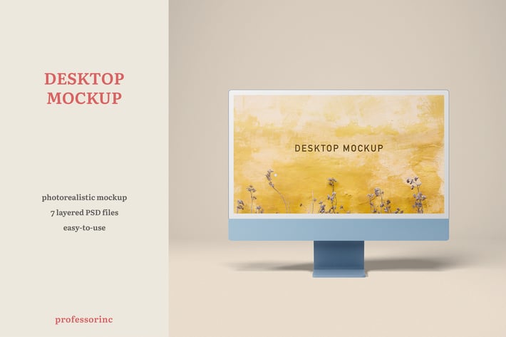 iMac M1 Mockup
