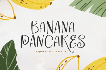 Banana Pancake Typeface