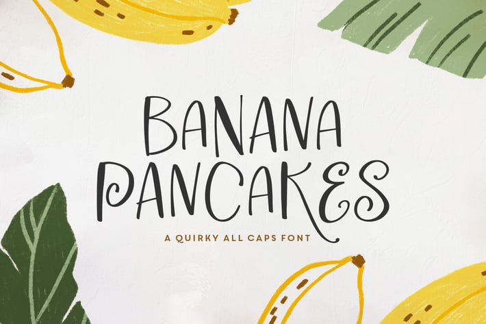 Banana Pancake Typeface