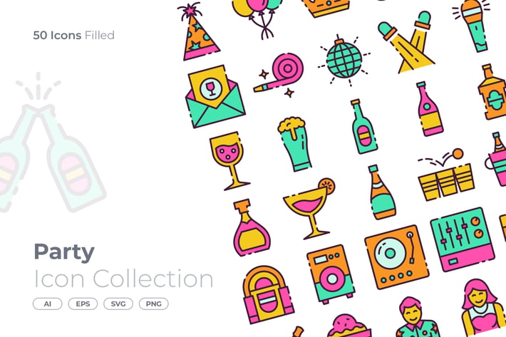 Party Filled Icon