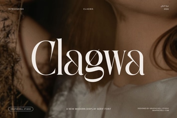 Clagwa - Elegant Display Serif Font