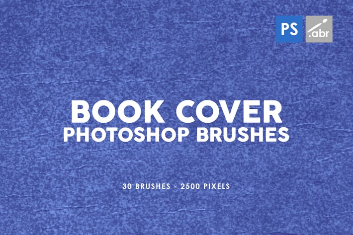 30 Retro Book Cover Photoshop Stamp Brushes