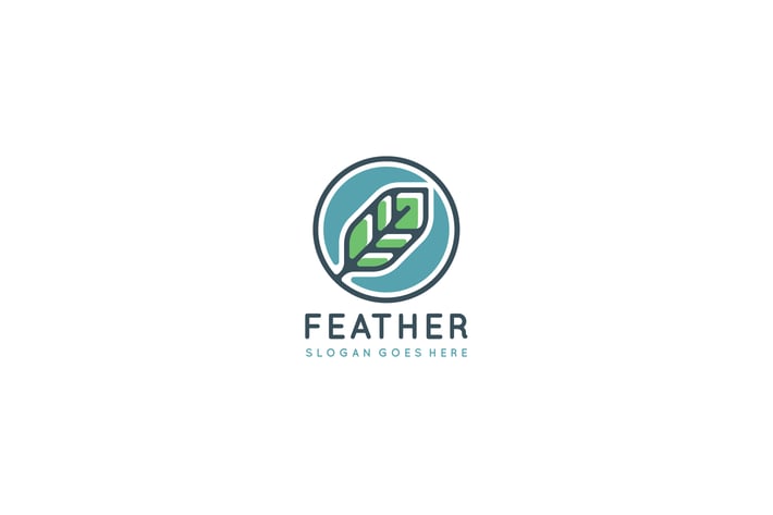 Feather Logo Design