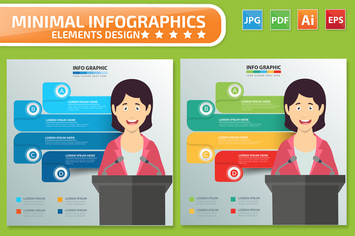 Woman Infographics design
