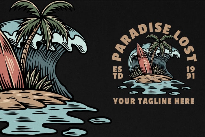 Paradise Lost design Illustration