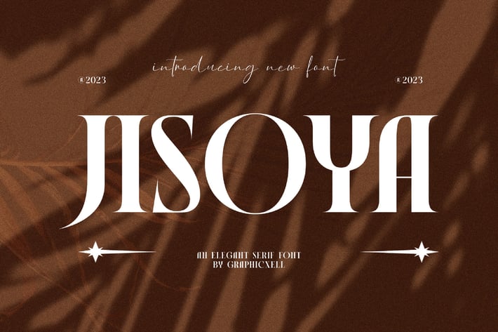 Jisoya Elegant Serif Font Typeface